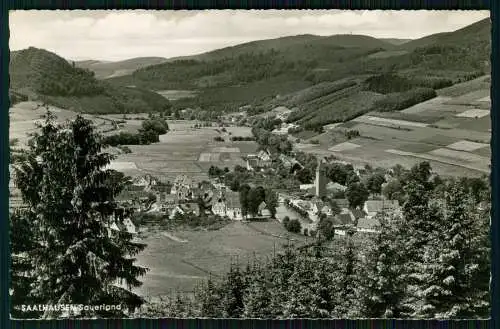 Foto AK Ansichtskarte Saalhausen Lennestadt im Sauerland, Ortsansicht Panorama