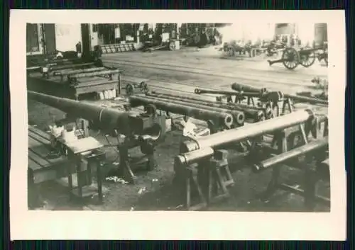 4x Foto 9 x 6 cm altes Papier nach 1945 - Flak 2,8cm Munitionsdepot .......