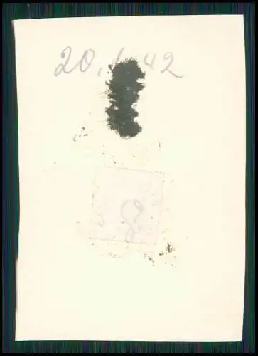 4x Foto WK II Wehrmacht Soldat schmückt mit Blumen Fahrzeug PKW 1941 WH-707366