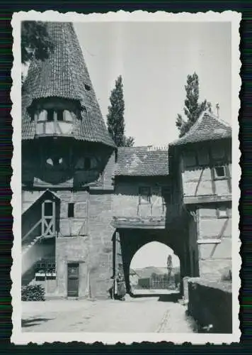 8x Foto Iphofen in Unterfranken Partie am Rödelseer Tor 1939