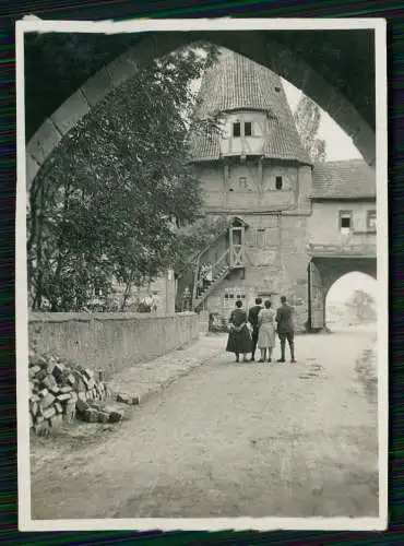 8x Foto Iphofen in Unterfranken Partie am Rödelseer Tor 1939
