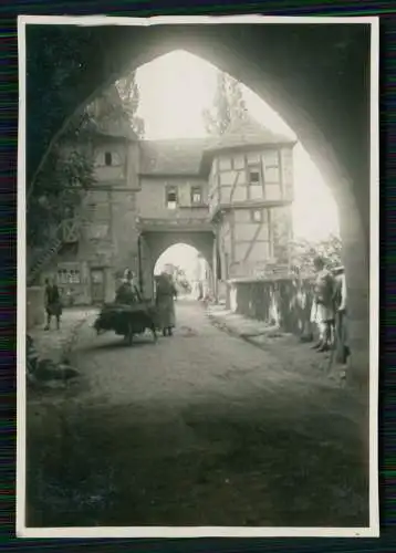 8x Foto Iphofen in Unterfranken Partie am Rödelseer Tor 1939