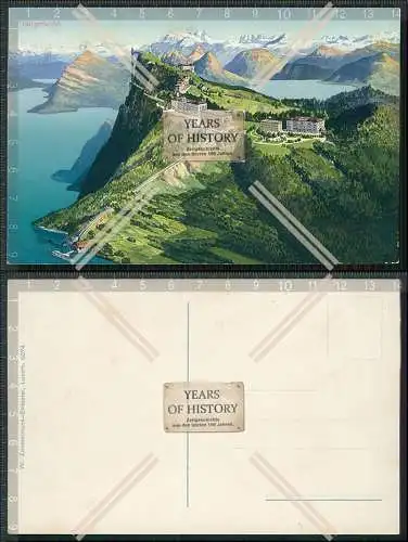 AK Bürgenstock Kanton Nidwalden Hotels Gesamtansicht 1905 Alpenpanorama  
