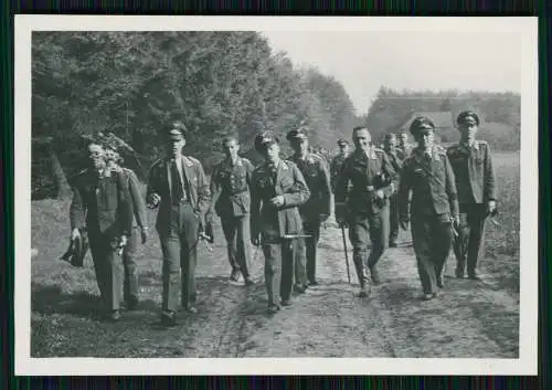 10x Foto Soldaten Luftwaffe im Biergarten Restaurant im Münsterland 1940