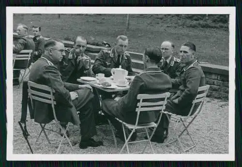 10x Foto Soldaten Luftwaffe im Biergarten Restaurant im Münsterland 1940