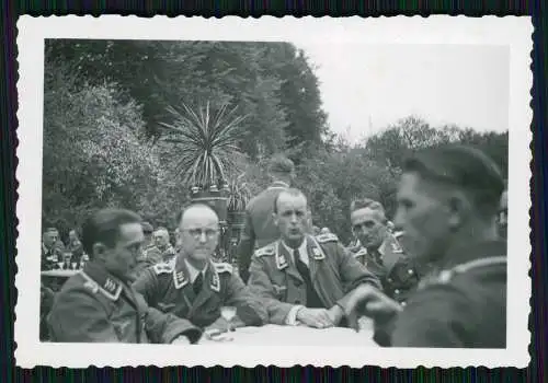 10x Foto Soldaten Luftwaffe im Biergarten Restaurant im Münsterland 1940