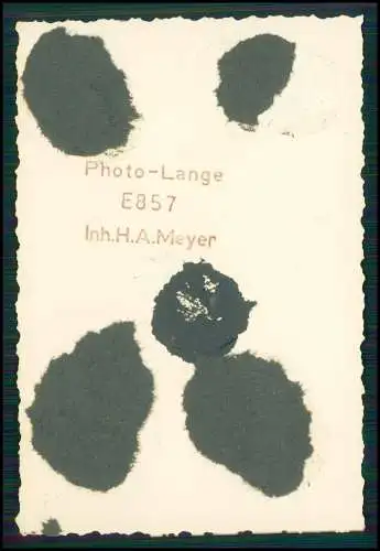 Foto Straßenansicht kleine Stadt in Niedersachsen Wo ? um 1940