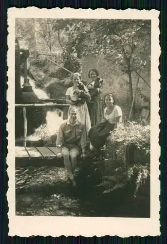 6x Foto Frammersbach im Spessart Unterfranken Partie an der Wassermühle 1938