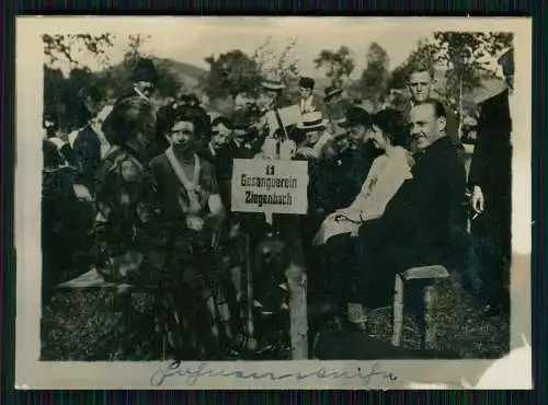Foto Gesangverein Ziegenbach Aisch-Bad Windsheim Bayern 1936