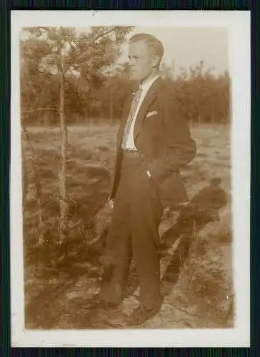 13x Foto feiner Herr lächelnd gut aussehend Portrait 1925-30