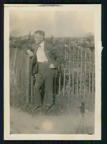 13x Foto feiner Herr lächelnd gut aussehend Portrait 1925-30
