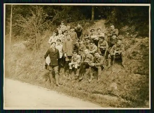5x Foto Jungs kurze Hose 1924-35 in Sachsen - Info Rückseite