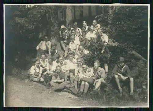 5x Foto Jungs kurze Hose 1924-35 in Sachsen - Info Rückseite