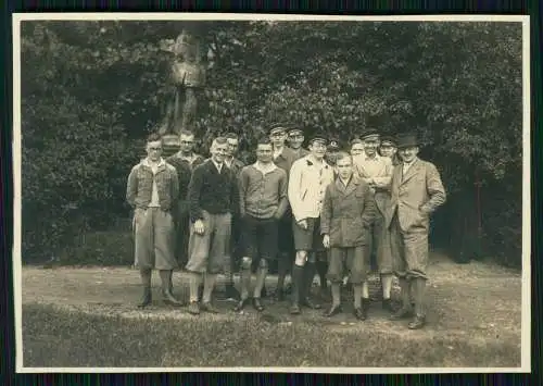 5x Foto Jungs kurze Hose 1924-35 in Sachsen - Info Rückseite