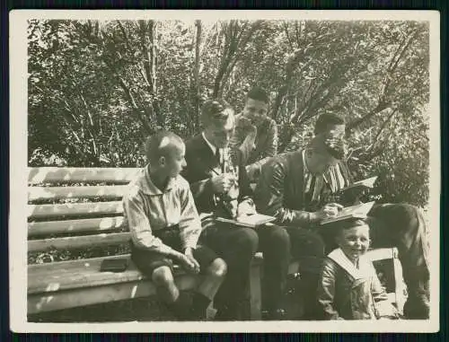 5x Foto Jungs kurze Hose 1924-35 in Sachsen - Info Rückseite