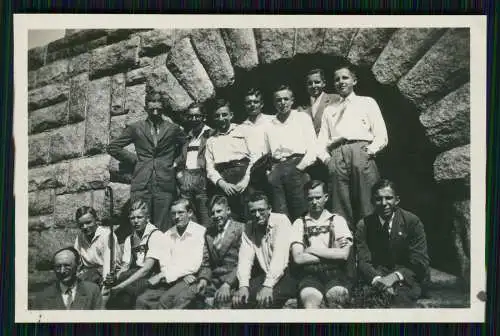 6x Foto Studenten Studentika junge Männer Mädchen Sachsen 1933-37