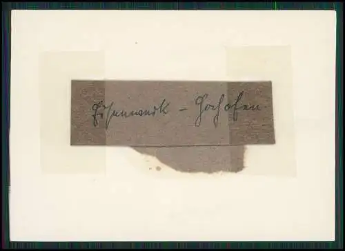 Foto Hochöfen Eisen- und Stahlwerk Stahlbau Schornsteine 1936-40 Info Rückseite
