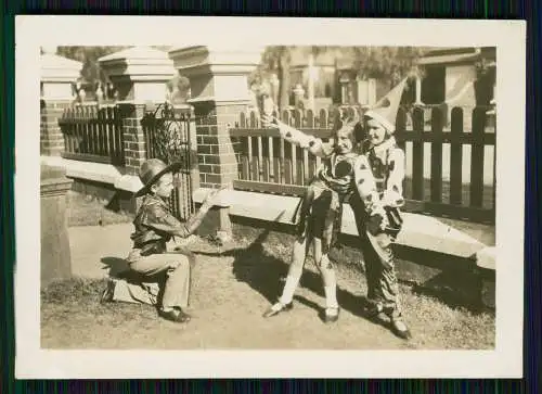 6x Foto Johannesburg Südafrika 1935 - deutsche Familie  Kinder Karneval Fasching