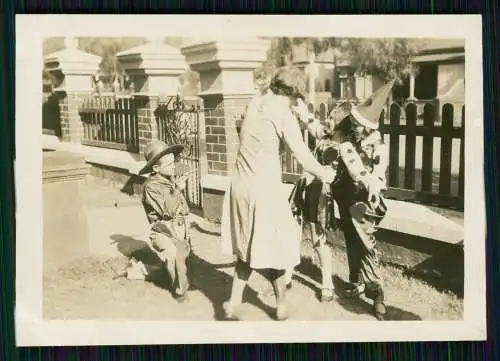 6x Foto Johannesburg Südafrika 1935 - deutsche Familie  Kinder Karneval Fasching