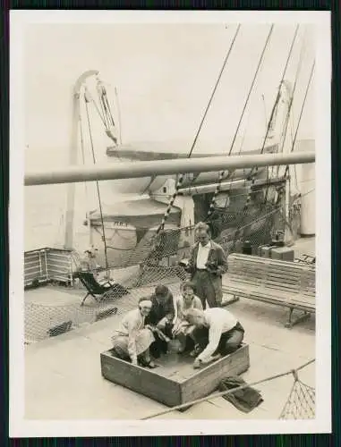 6x Foto Reise mit Passagierschiff Dampfer Wangoni Woermann Linie 1935