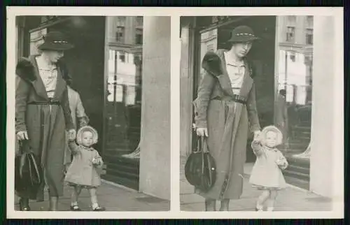 3x Foto AK feine deutsche Dame Stadtbummel Sydenham Durban Südafrika 1935