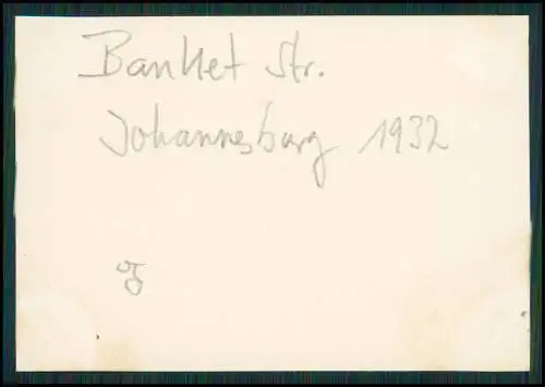 Foto Straßenansicht in Johannesburg Südafrika 1932