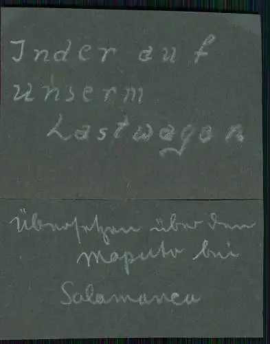 4x Foto Johannesburg Südafrika Fähre PKW Inder Indien auf unserem Lastwagen 1935