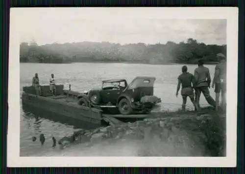 4x Foto Johannesburg Südafrika Fähre PKW Inder Indien auf unserem Lastwagen 1935