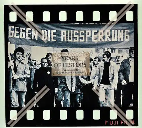 Farb Dia Gewerkschaft 1.Mai Karikatur Scherz Satire Humor Witz Cartoon