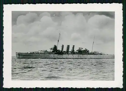 Foto WK II schwerer englischer Kreuzer - 1939 von Prien U-Boot versenkt