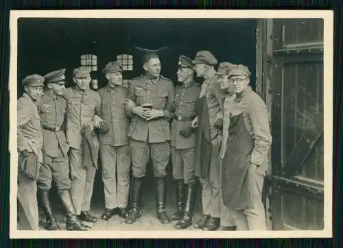 9x Foto Münster Westfalen Soldaten Reichswehr 1932 18. Infanterie-Regiment Pferd