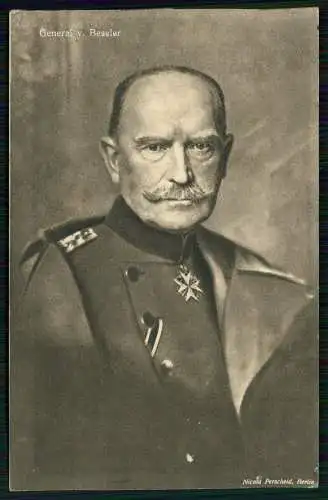 AK General der Infanterie Hans von Beseler - Wohlfahrts Karte 1915 gelaufen
