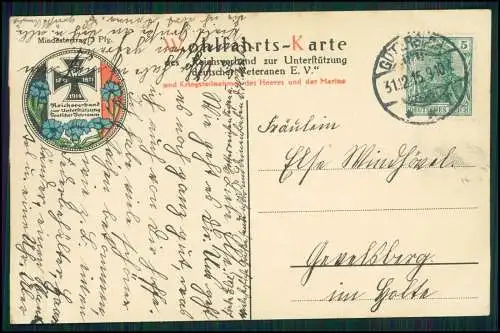 AK General der Infanterie Hans von Beseler - Wohlfahrts Karte 1915 gelaufen