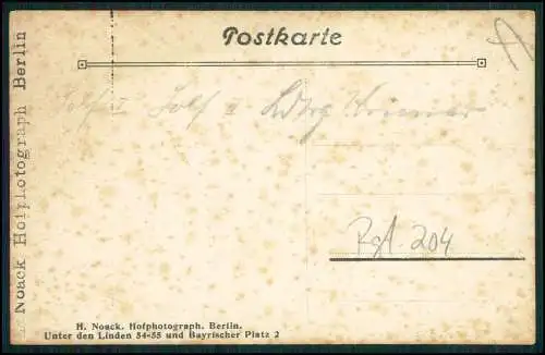 Foto AK Soldaten in Uniform - Atelier H. Noack Hofphotograph Berlin Rgt. 204