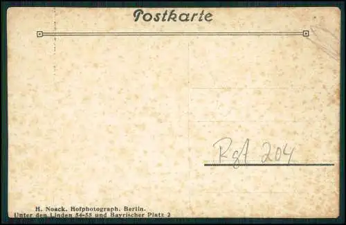 Foto AK Soldaten in Uniform - Atelier H. Noack Hofphotograph Berlin Rgt. 204