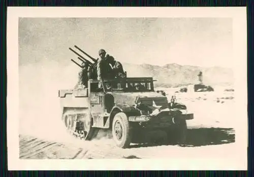 5x Foto 10,5 x 6,5cm - altes Papier nach 1945 - Panzer Tank