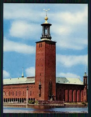 10x alte Fotos in Farbe 9x7cm - Stockholm Schweden diverse Ansichten Info Rücks.