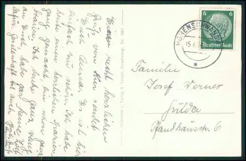 Foto AK Nesselwang im Allgäu Panorama - 1936 gelaufen