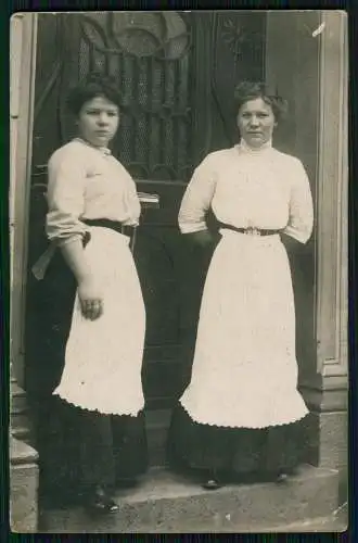 3x Foto AK Hausfassade und Personen im Ruhrgebiet - Bochum ? um 1920