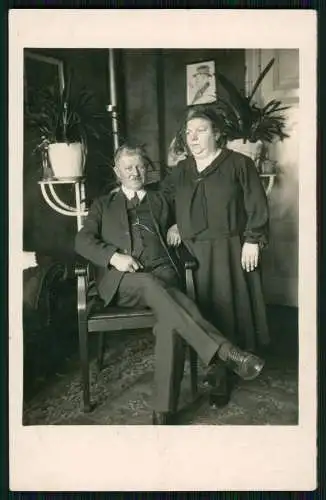 3x Foto AK Hausfassade und Personen im Ruhrgebiet - Bochum ? um 1920