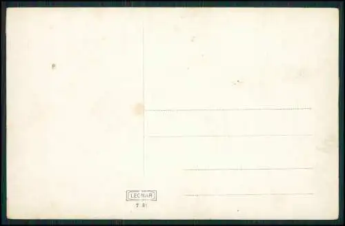 Foto AK Brücke über Fluss - mit Kleinbahn Straßenbahn Wo ? 1935-40