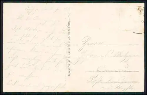 AK Heppenheim im Odenwald in Hessen, Gasthaus zur Juhöhe Inh. A. Höfle 1914 gel.