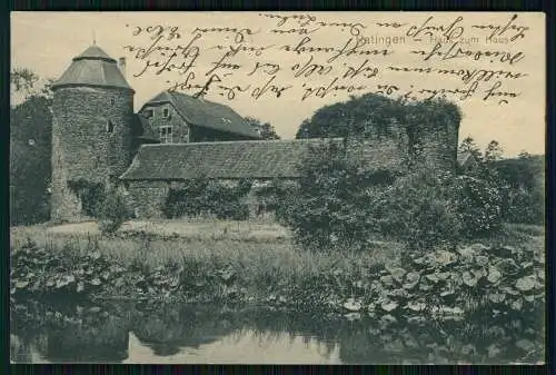 AK Ratingen im Kreis Mettmann, Haus zum Haus Blauer See, Dicker Turm 1909 gel.