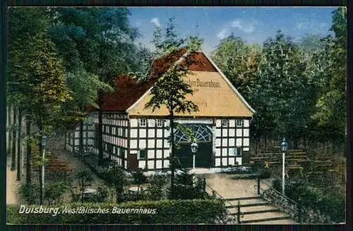 Duisburg Westfälisches Bauernhaus an der Monning Inh. Georg Deuerlein 1917 gel.