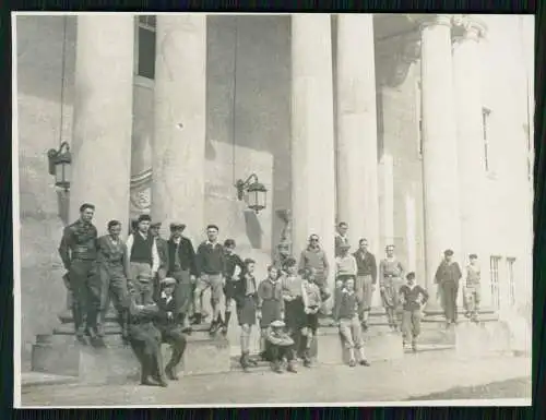 9x Foto - Jungs Kurze Hose 1937 Kameradschaftsabend L.W.S. u.a. im Sauerland ?