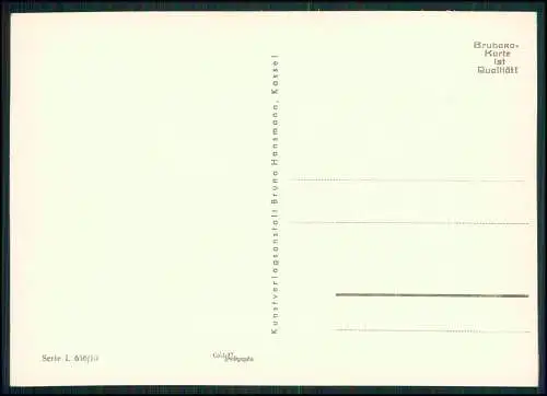 7x Foto AK - Kunstverlagsanstalt Bruno Hansmann Kassel - Ansichtskarten Natur