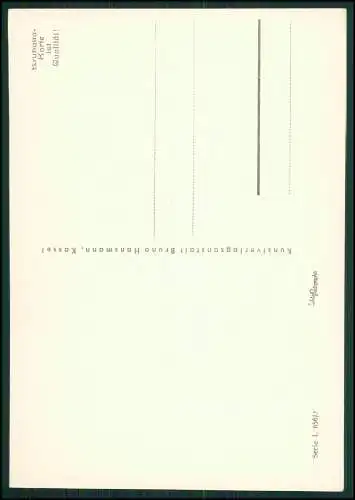 7x Foto AK - Kunstverlagsanstalt Bruno Hansmann Kassel - Ansichtskarten Natur