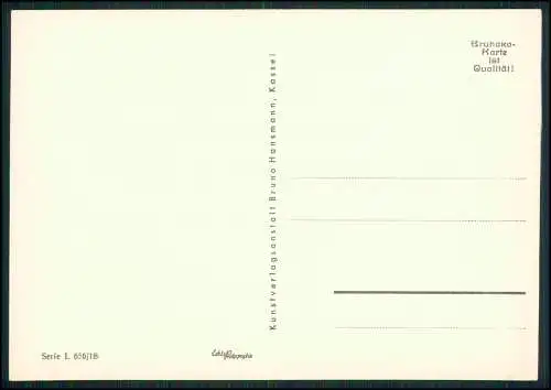 7x Foto AK - Kunstverlagsanstalt Bruno Hansmann Kassel - Ansichtskarten Natur