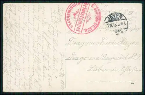 AK 1. WK - Hochsee-Torpedoboot Kaiserliche Fahne - Feldpost gelaufen 1915
