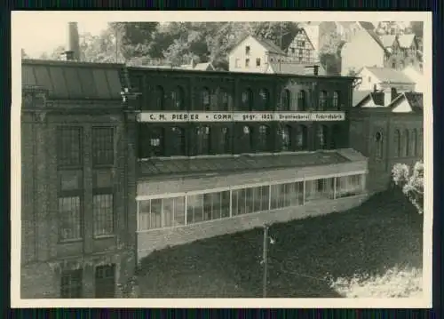 7x Foto Werkfoto Arbeiter Fabrikgebäude  Drahtweberei Pieper Hagen Hohenlimburg